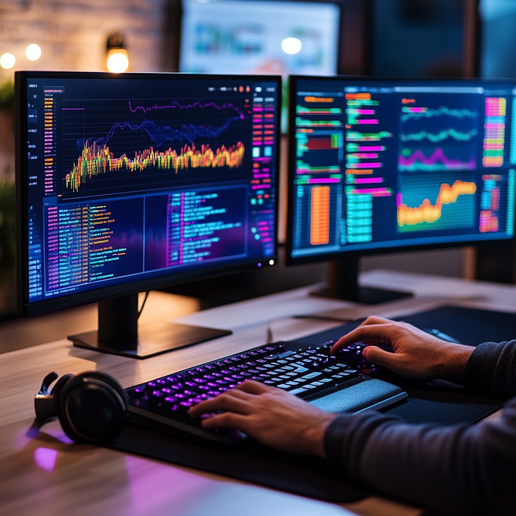 Live trading space image